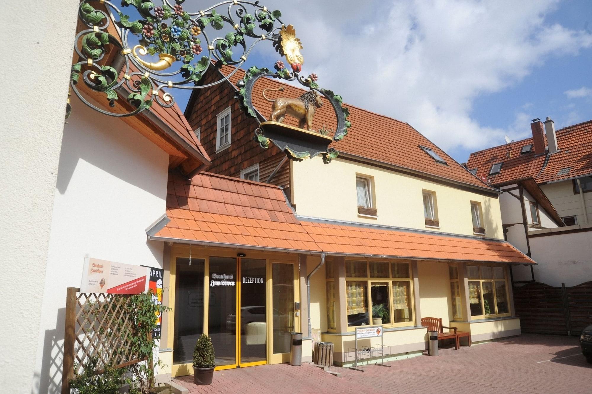 Brauhaus Zum Loewen Hotel Muehlhausen  Ngoại thất bức ảnh